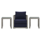 EEI-3597 Aura 3 Piece Outdoor Patio Wicker Rattan Set by Modway