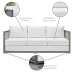 EEI-3599 Aura 3 Piece Outdoor Patio Wicker Rattan Set by Modway