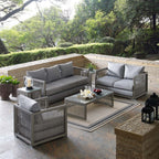 EEI-3559 Aura 6 Piece Outdoor Patio Wicker Rattan Set by Modway