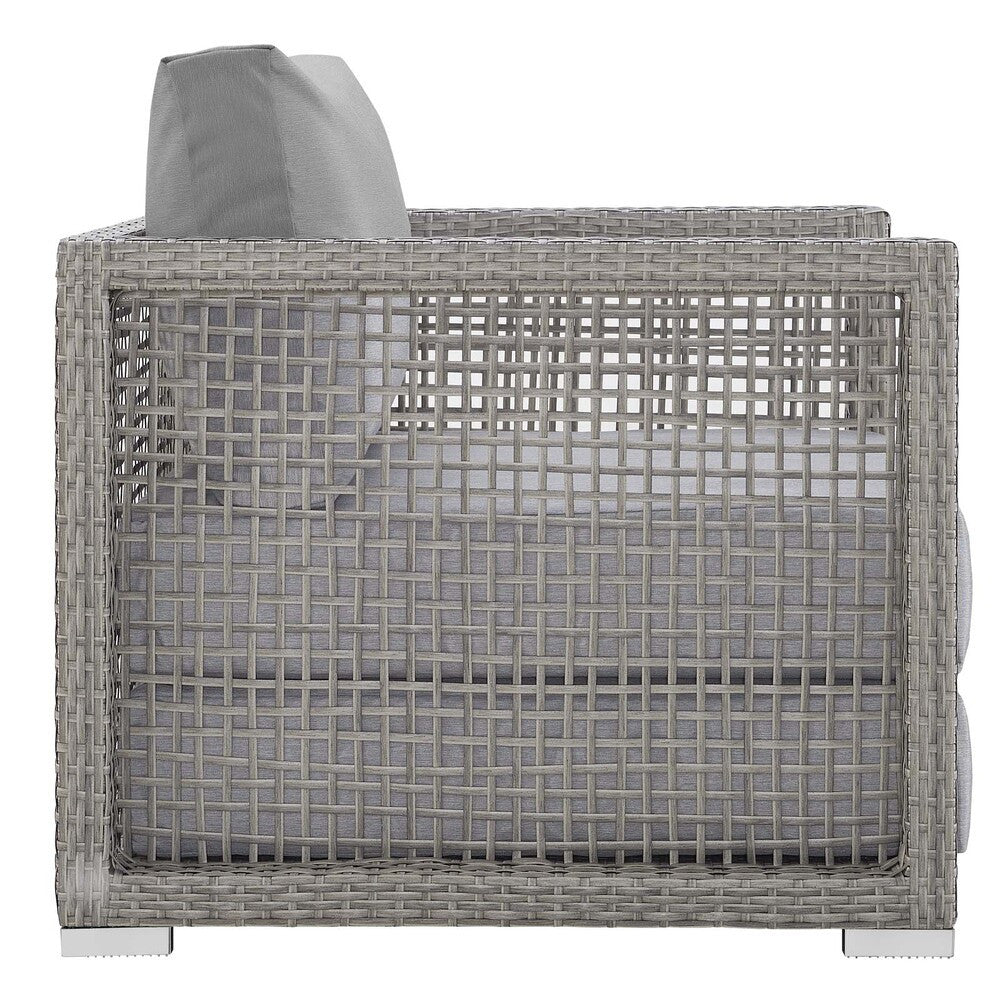 EEI-3559 Aura 6 Piece Outdoor Patio Wicker Rattan Set by Modway