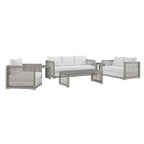 EEI-3559 Aura 6 Piece Outdoor Patio Wicker Rattan Set by Modway