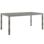 EEI-2921-GRY Aura 68" Outdoor Patio Wicker Rattan Dining Table by Modway