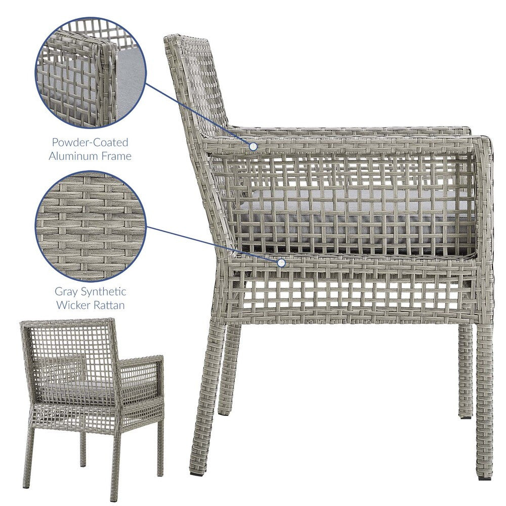 EEI-3560 Aura 7 Piece Outdoor Patio Wicker Rattan Set by Modway