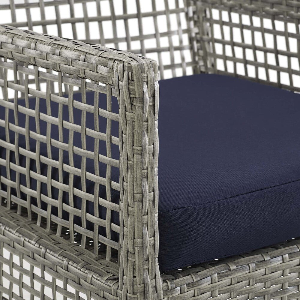 EEI-3560 Aura 7 Piece Outdoor Patio Wicker Rattan Set by Modway