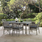 EEI-3560 Aura 7 Piece Outdoor Patio Wicker Rattan Set by Modway