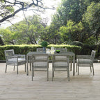 EEI-3560 Aura 7 Piece Outdoor Patio Wicker Rattan Set by Modway