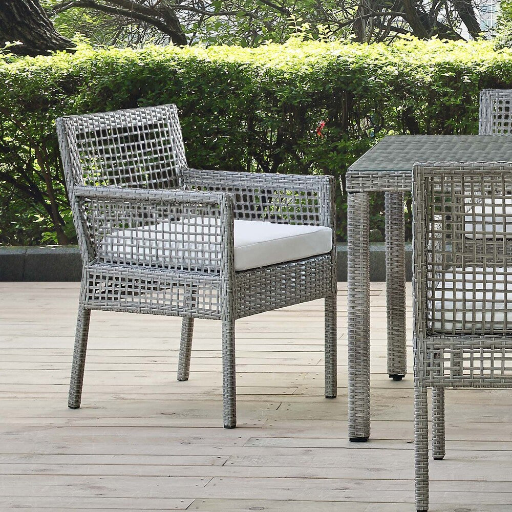 EEI-2920 Aura Outdoor Patio Wicker Rattan Dining Armchair by Modway