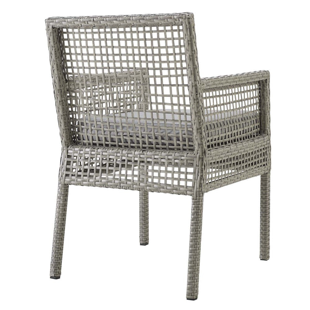 EEI-3561 Aura Outdoor Patio Wicker Rattan Dining Armchair Set of 2 by Modway