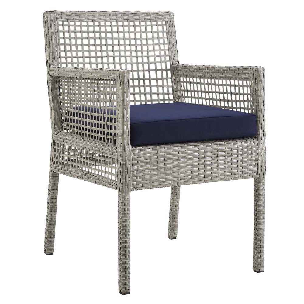 EEI-3561 Aura Outdoor Patio Wicker Rattan Dining Armchair Set of 2 by Modway