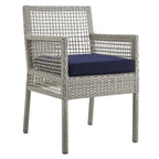 EEI-3561 Aura Outdoor Patio Wicker Rattan Dining Armchair Set of 2 by Modway