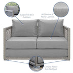 EEI-2924 Aura Outdoor Patio Wicker Rattan Loveseat by Modway