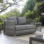 EEI-2924 Aura Outdoor Patio Wicker Rattan Loveseat by Modway