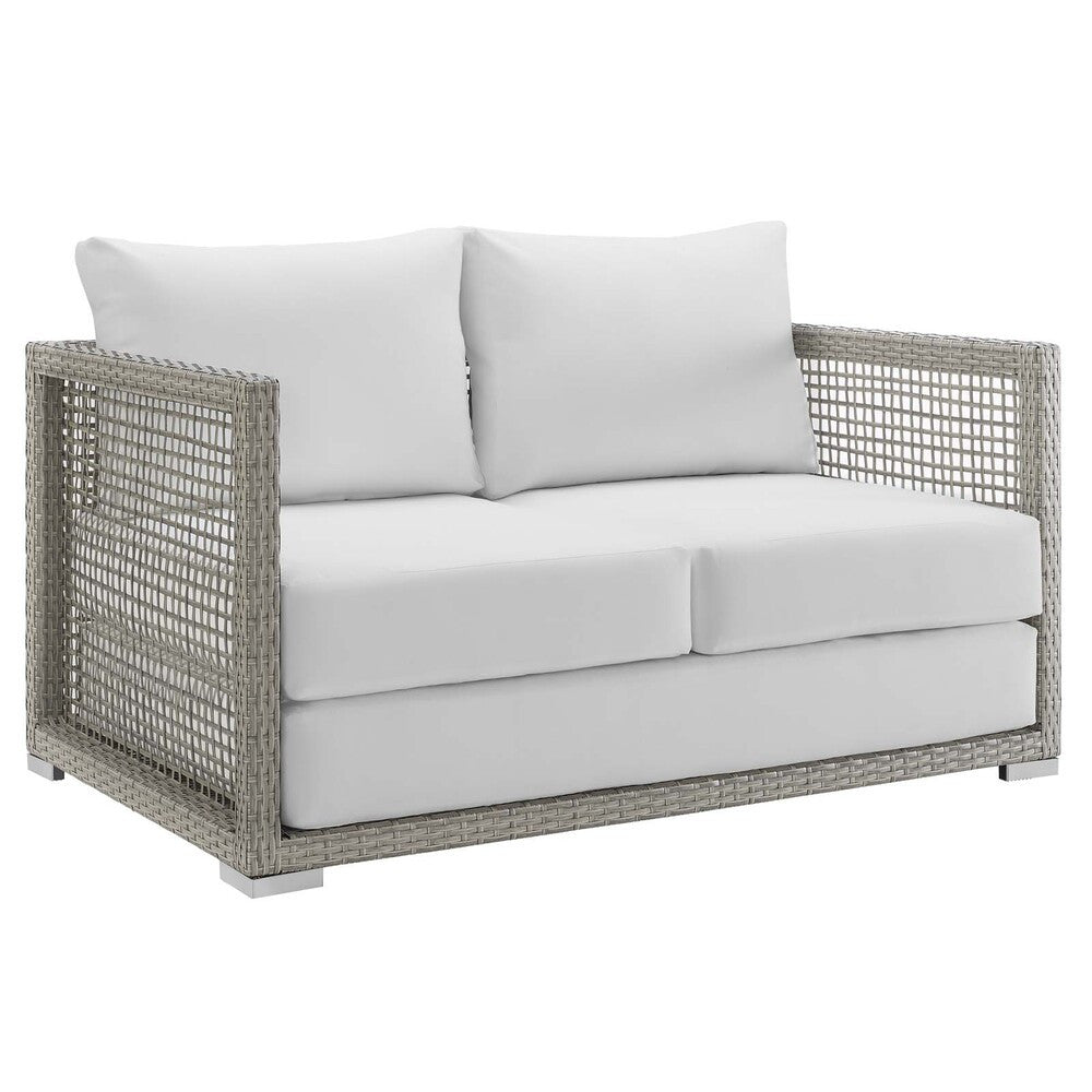 EEI-2924 Aura Outdoor Patio Wicker Rattan Loveseat by Modway