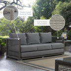 EEI-2923 Aura Outdoor Patio Wicker Rattan Sofa by Modway