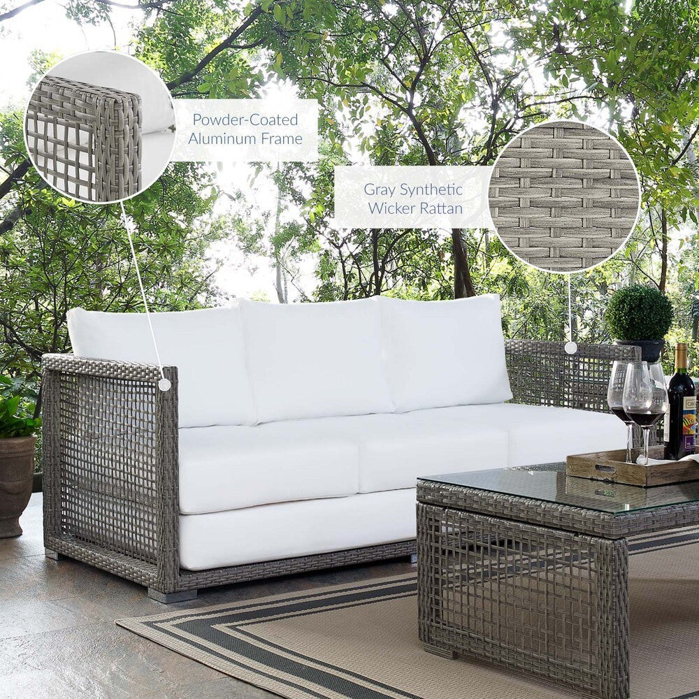 EEI-2923 Aura Outdoor Patio Wicker Rattan Sofa by Modway
