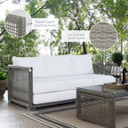 EEI-2923 Aura Outdoor Patio Wicker Rattan Sofa by Modway