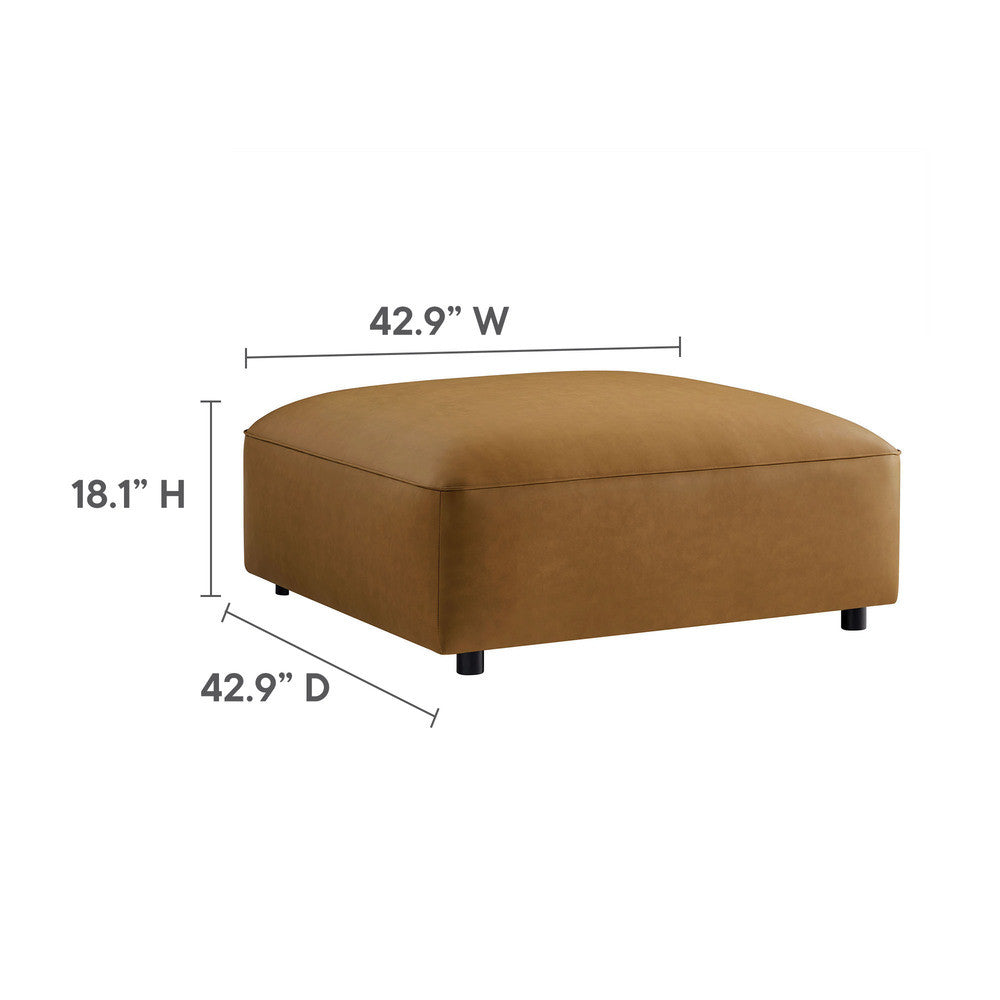 Modway Auren 4-Piece Vegan Leather Modular Sofa Set by Modway-EEI-7128