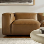 Modway Auren 5-Piece Upholstered Vegan Leather Modular L-Shaped Sofa by Modway-EEI-7129