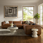 Modway Auren 5-Piece Upholstered Vegan Leather Modular L-Shaped Sofa by Modway-EEI-7129