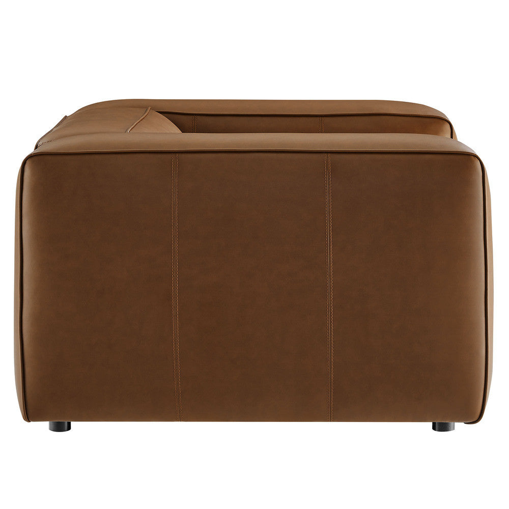 Modway Auren Upholstered Vegan Leather Modular Armchair by Modway-EEI-7120