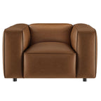 Modway Auren Upholstered Vegan Leather Modular Armchair by Modway-EEI-7120
