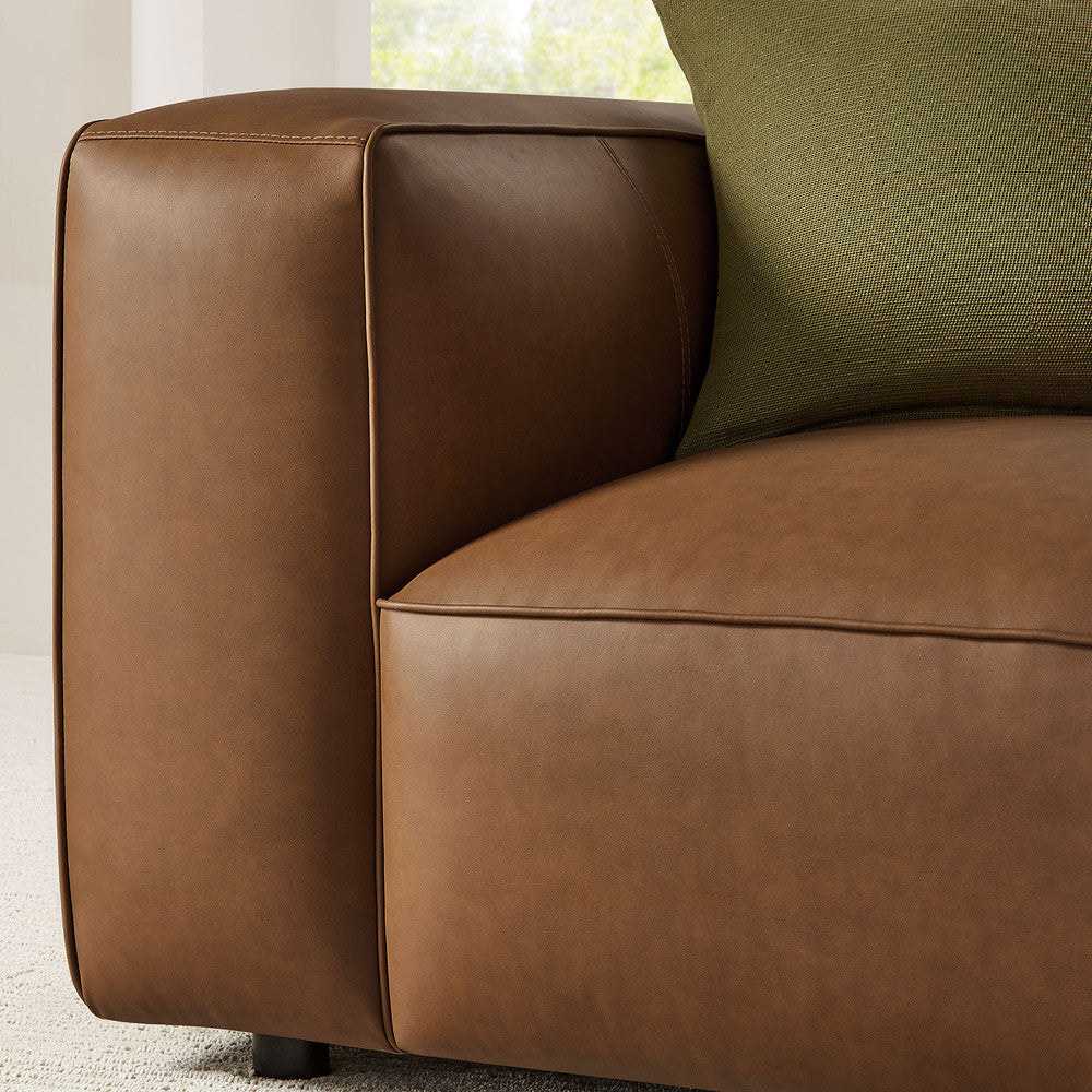 Modway Auren Upholstered Vegan Leather Modular Armchair by Modway-EEI-7120