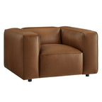 Modway Auren Upholstered Vegan Leather Modular Armchair by Modway-EEI-7120
