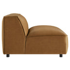 Modway Auren Upholstered Vegan Leather Modular Armless Chair by Modway-EEI-7121
