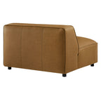 Modway Auren Upholstered Vegan Leather Modular Armless Chair by Modway-EEI-7121