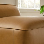 Modway Auren Upholstered Vegan Leather Modular Armless Chair by Modway-EEI-7121