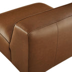 Modway Auren Upholstered Vegan Leather Modular Armless Chair by Modway-EEI-7121
