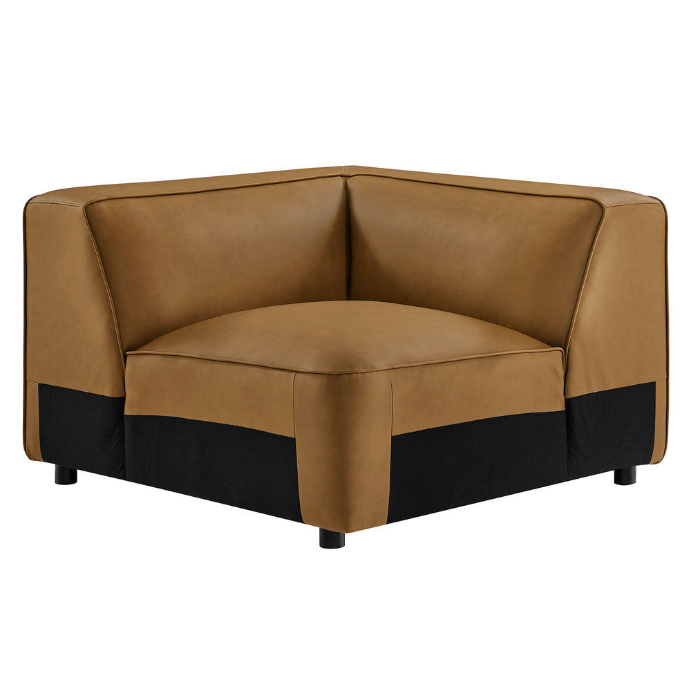 Modway Auren Upholstered Vegan Leather Modular Corner Chair by Modway-EEI-7123