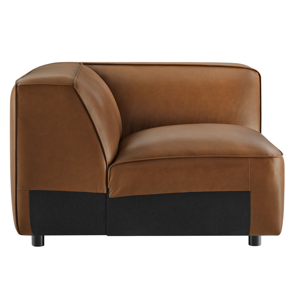Modway Auren Upholstered Vegan Leather Modular Corner Chair by Modway-EEI-7123