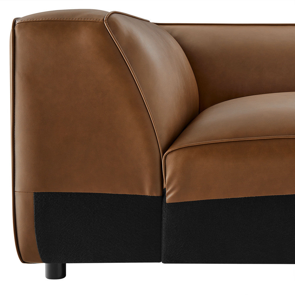 Modway Auren Upholstered Vegan Leather Modular Corner Chair by Modway-EEI-7123
