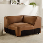 Modway Auren Upholstered Vegan Leather Modular Corner Chair by Modway-EEI-7123