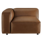 Modway Auren Upholstered Vegan Leather Modular Left Armchair by Modway-EEI-7124