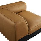Modway Auren Upholstered Vegan Leather Modular Right Armchair by Modway-EEI-7122