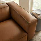 Modway Auren Upholstered Vegan Leather Modular Right Armchair by Modway-EEI-7122