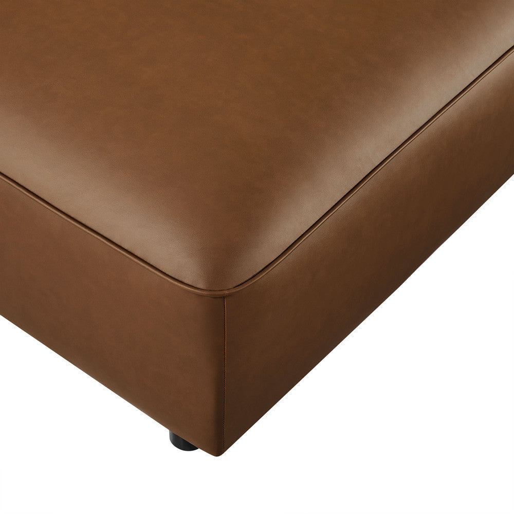Modway Auren Upholstered Vegan Leather Ottoman by Modway-EEI-7125