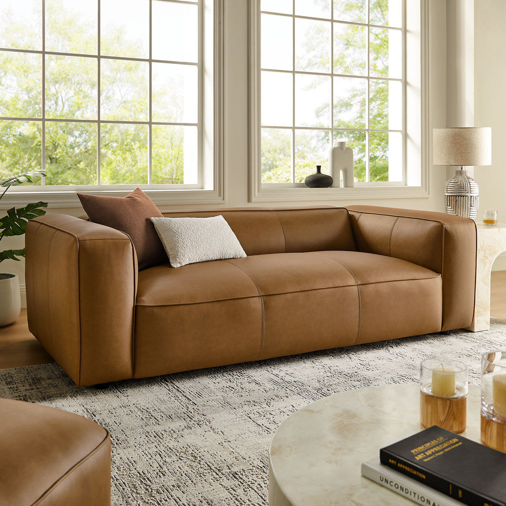 Modway Auren Upholstered Vegan Leather Sofa by Modway-EEI-7119