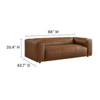 Modway Auren Upholstered Vegan Leather Sofa by Modway-EEI-7119