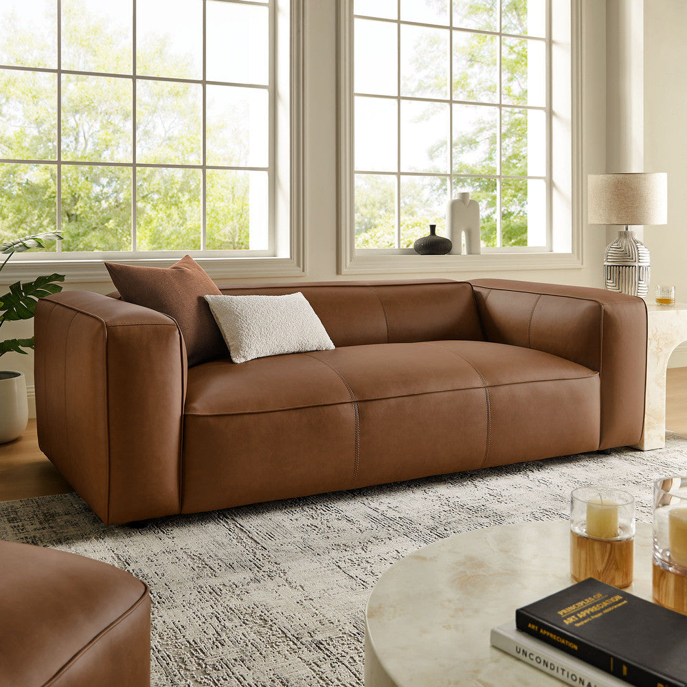 Modway Auren Upholstered Vegan Leather Sofa by Modway-EEI-7119
