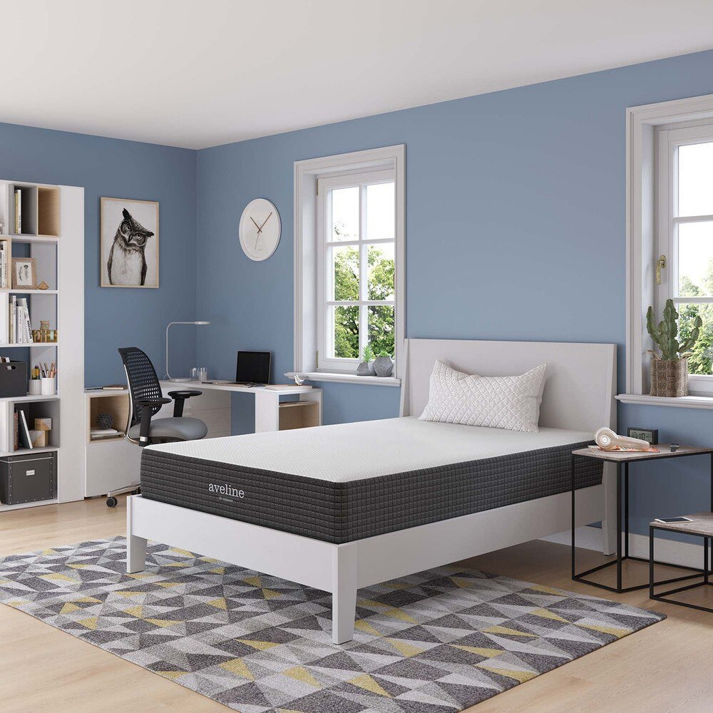 MOD-5488-WHI Aveline 10" Full Mattress by Modway
