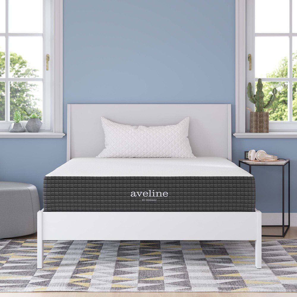 MOD-5488-WHI Aveline 10" Full Mattress by Modway