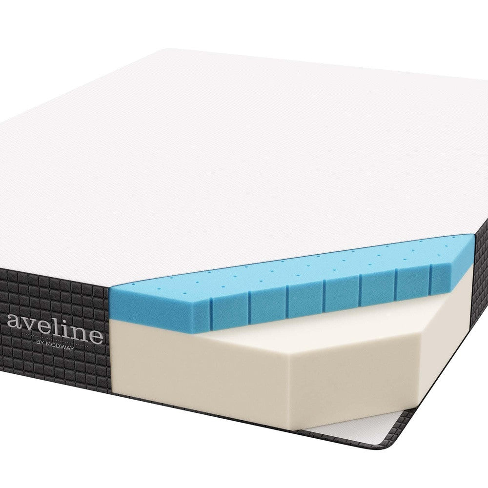 MOD-5338-WHI Aveline 10" Queen Mattress by Modway
