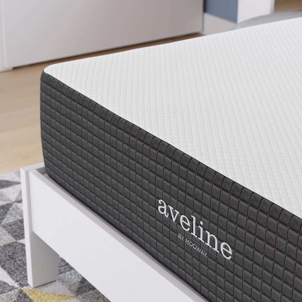 MOD-6599-WHI Aveline 12" Memory Foam Full Mattress by Modway