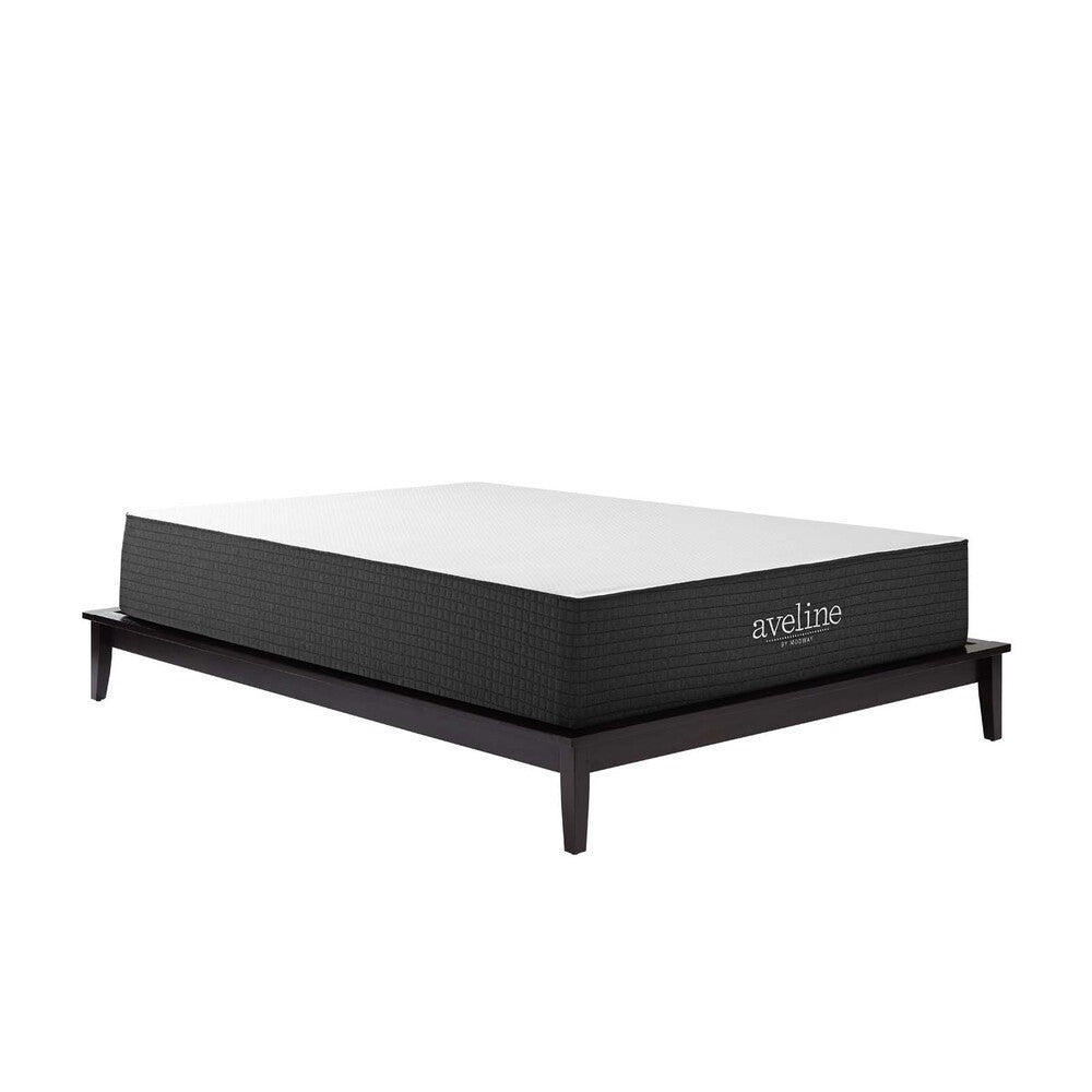 MOD-6601-WHI Aveline 12" Memory Foam King Mattress by Modway