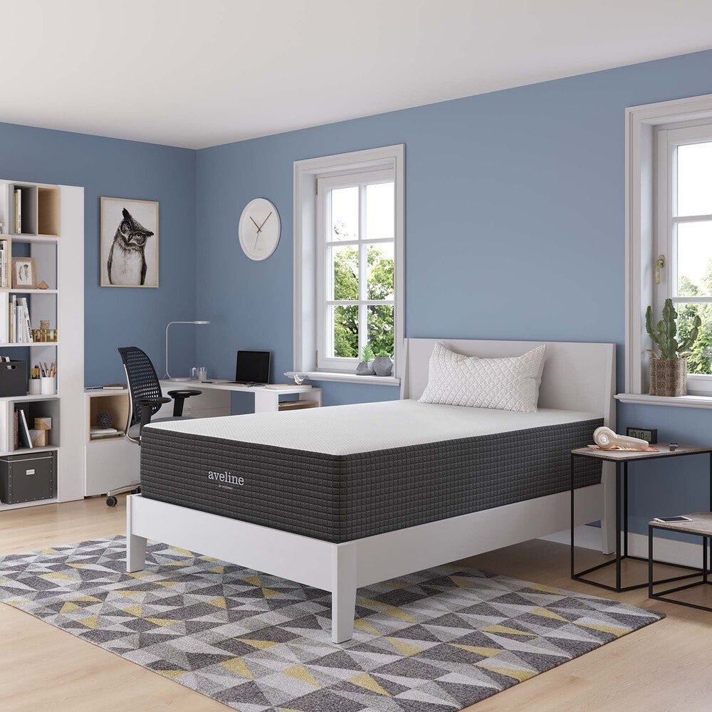 MOD-6603-WHI Aveline 14" Memory Foam Full Mattress by Modway