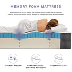 MOD-6603-WHI Aveline 14" Memory Foam Full Mattress by Modway