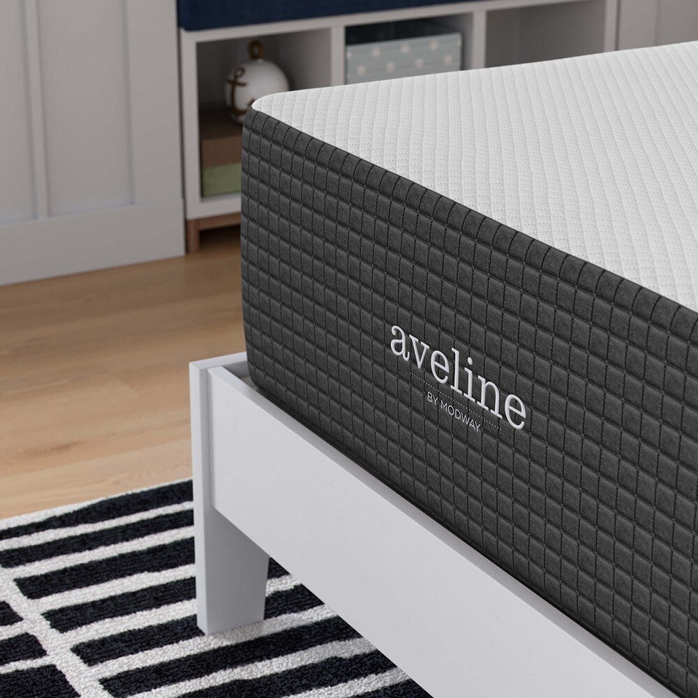MOD-6602-WHI Aveline 14" Memory Foam Twin Mattress by Modway